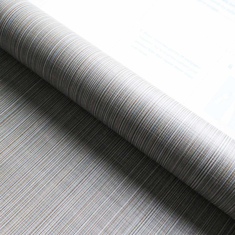 YXTII 208 x 1968 Thick Peel and Stick Grasscloth Wallpaper Grey Linen Wallpaper SelfAdhesive Fabric Wall Paper - Image 2