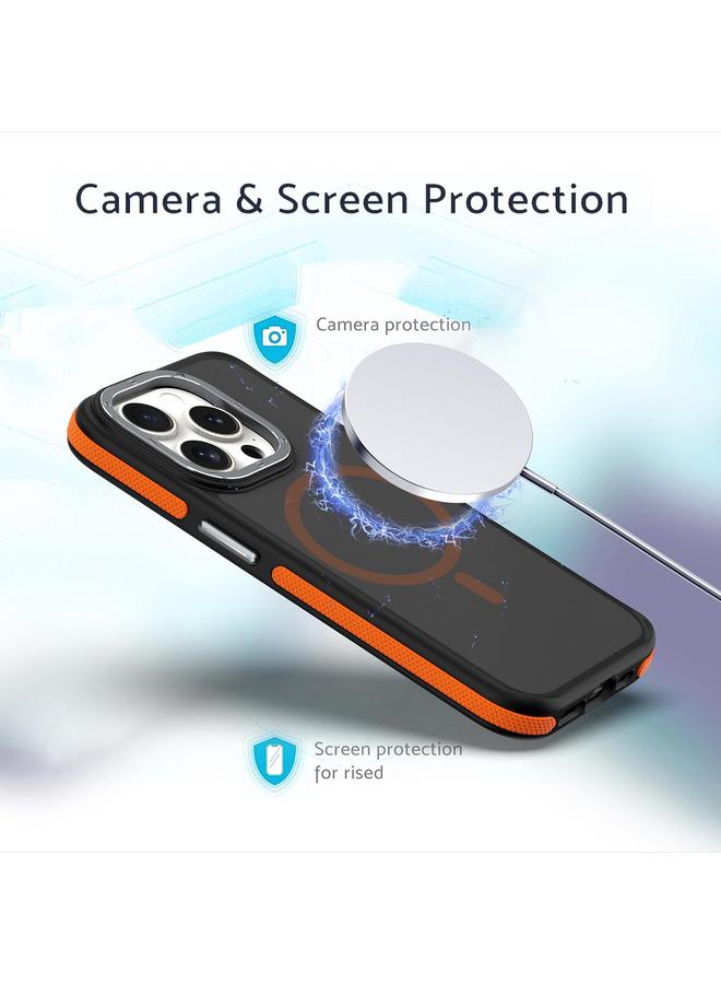 S-TOP Case For iPhone 13 Pro Dual-Color Skin Feel MagSafe Phone Case - Image 4