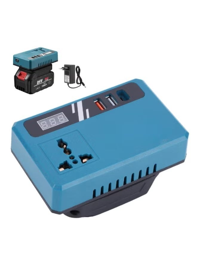 TIGER Intelligent Portable Power Inverter | High-Compatibility DC 21V–180V to 220V AC Converter | Fast Flash Charging, Anti-Shock Protection, Safe & Reliable for Cars, RVs & Devices - Image 1