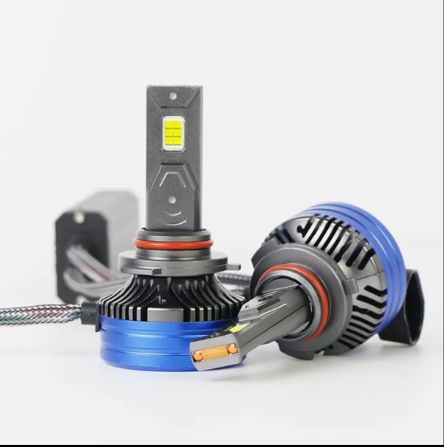 Audio Wheels 9005/HB3-250W LED Headlight Bulbs – 30,000 Lumens Ultra-Bright, 6000K Cool White – IP68 Waterproof, Plug & Play Conversion Kit – 50,000+ Hrs, 2-Year Warranty - Image 2