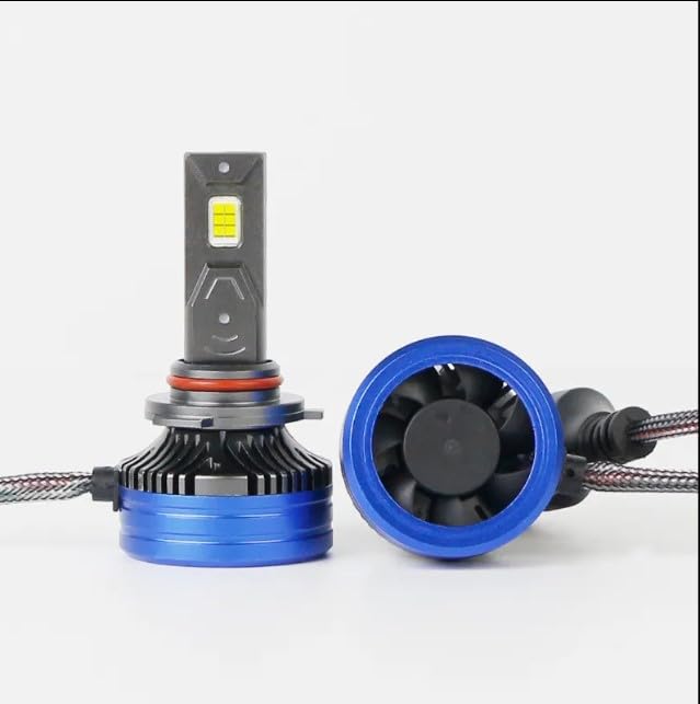 Audio Wheels 9005/HB3-250W LED Headlight Bulbs – 30,000 Lumens Ultra-Bright, 6000K Cool White – IP68 Waterproof, Plug & Play Conversion Kit – 50,000+ Hrs, 2-Year Warranty - Image 3