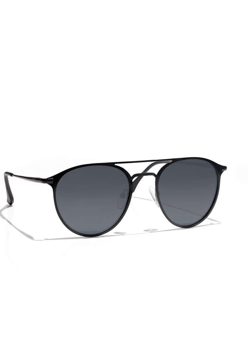 selfie Selfie Polarized Black Lense Black Metal Frame Sunglasses, SE8260-C1  - Image 3