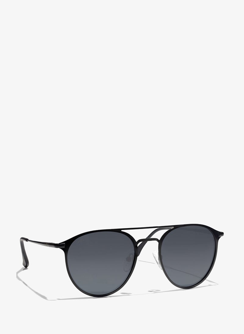 Selfie Polarized Black Lense Black Metal Frame Sunglasses, SE8260-C1 - Image 3