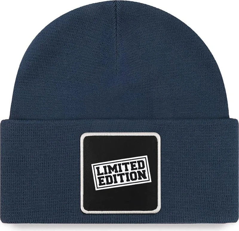Blackbörk V1 Acrylic Limited Edition - Unisex Indigo Beret (Beanie) with 2sb Code Logo