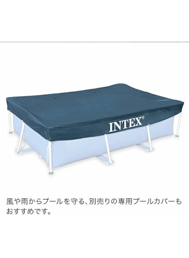 انتكس حوض سباحة إطار مستطيل من Intex، موديل 28272، للأعمار 6 سنوات فما فوق - Image 3