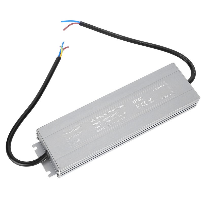 مزود طاقة رفيع جدًا HRUW-100W-12V محول محرك ذيوبتي إي إدي مقاوم للماء IP67 100-240 فولت تيار متردد - Image 5