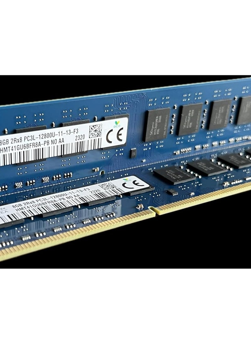 Hynix DDR3 16GB Desktop RAM 2x8GB PC3L-12800U HMT41GU6BFR8A-PB  - Image 3