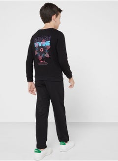 Boys Back Printed Sweatshirt