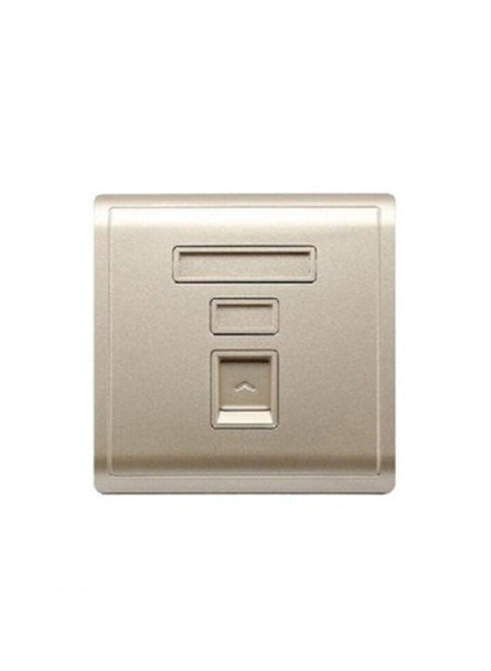 Schneider Electric Pieno 1 Gang Shuttered Keystone Wallplate