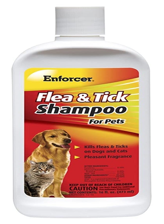 Enforcer Flea and Tick Shampoo, 16-Ounce - Image 1