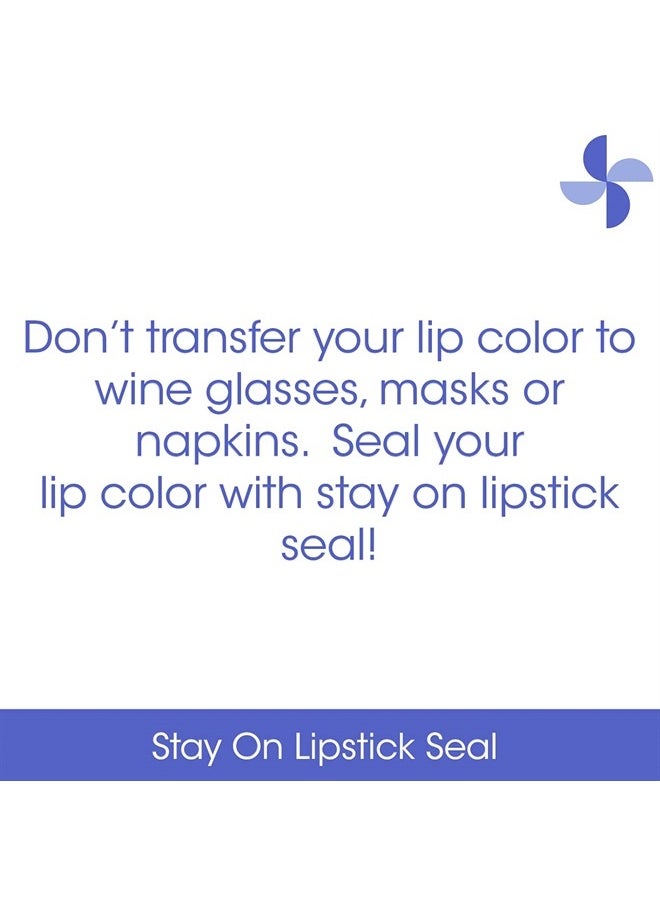 Simplexion Stay On Lipstick Seal - Long Lasting, Transferproof formula makes your lip color last longer. Goes on clear and prevents lip color from smudging, smearing, and caking.  - Image 1