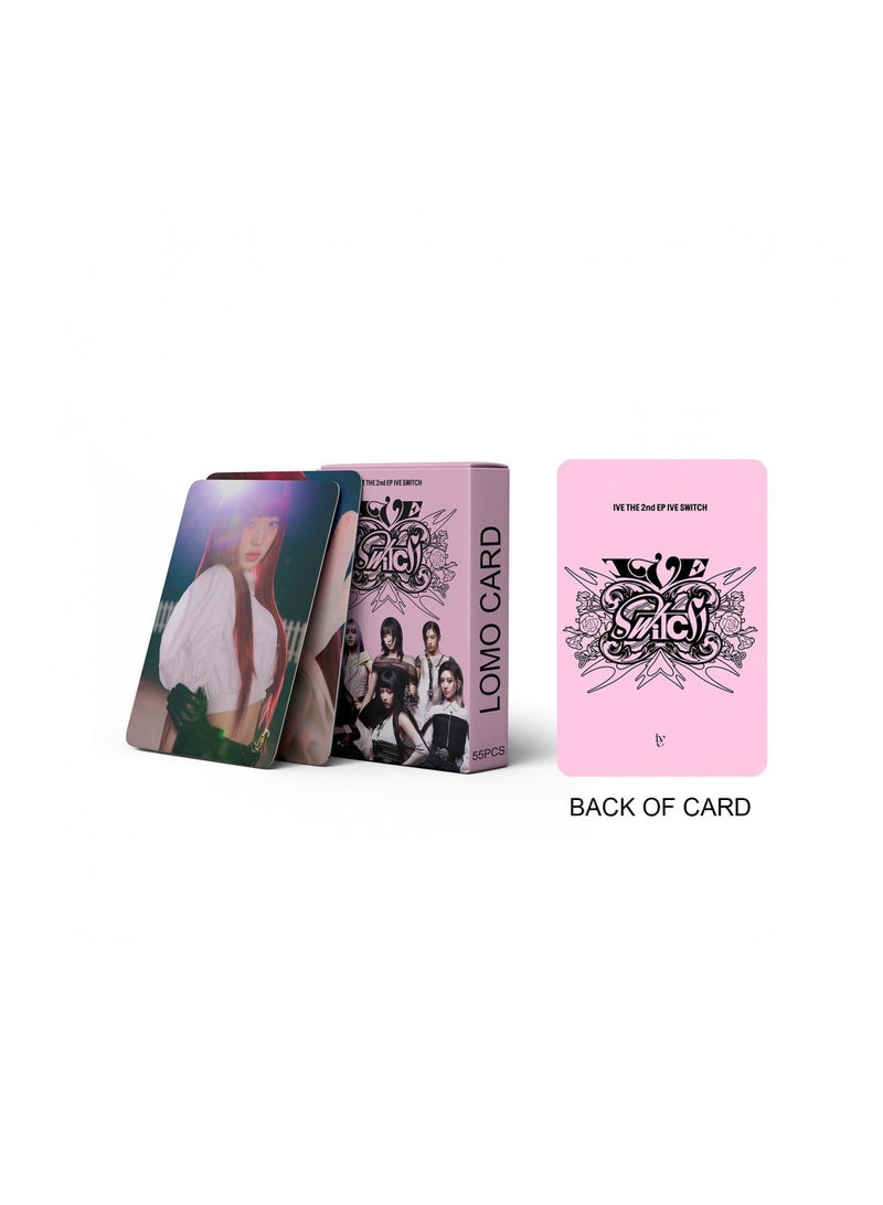 NIBEMINENT 55 Pcs Kpop IVE THE 2nd EP Lomo Cards Card For Fans Collection Gifts - Image 3