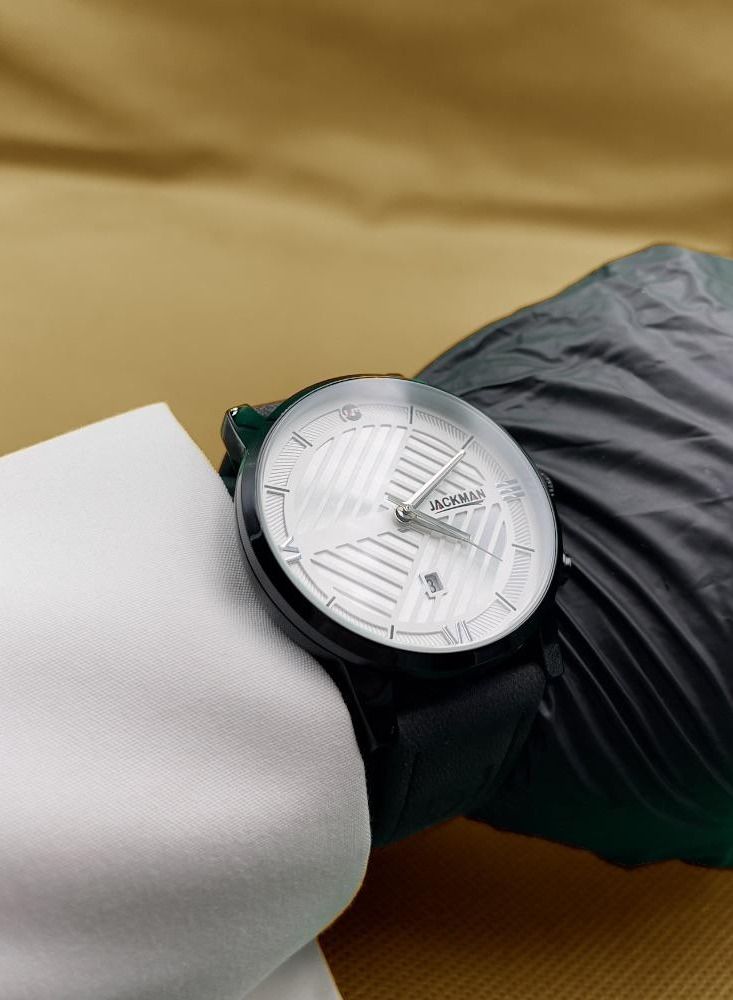 Jackman watch with velvet leather strap and water resistance - Image 3