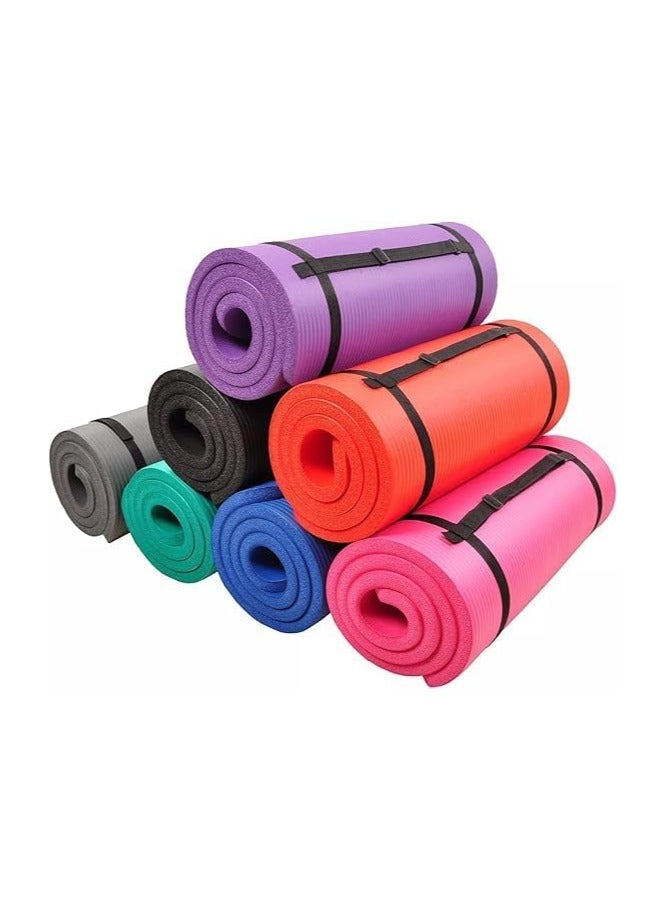 Generic Premium Yoga Mat Extra Thick 15mm - High Density Non-Slip Exercise Mat for Yoga, Pilates, Home & Gym Workouts  - Image 4