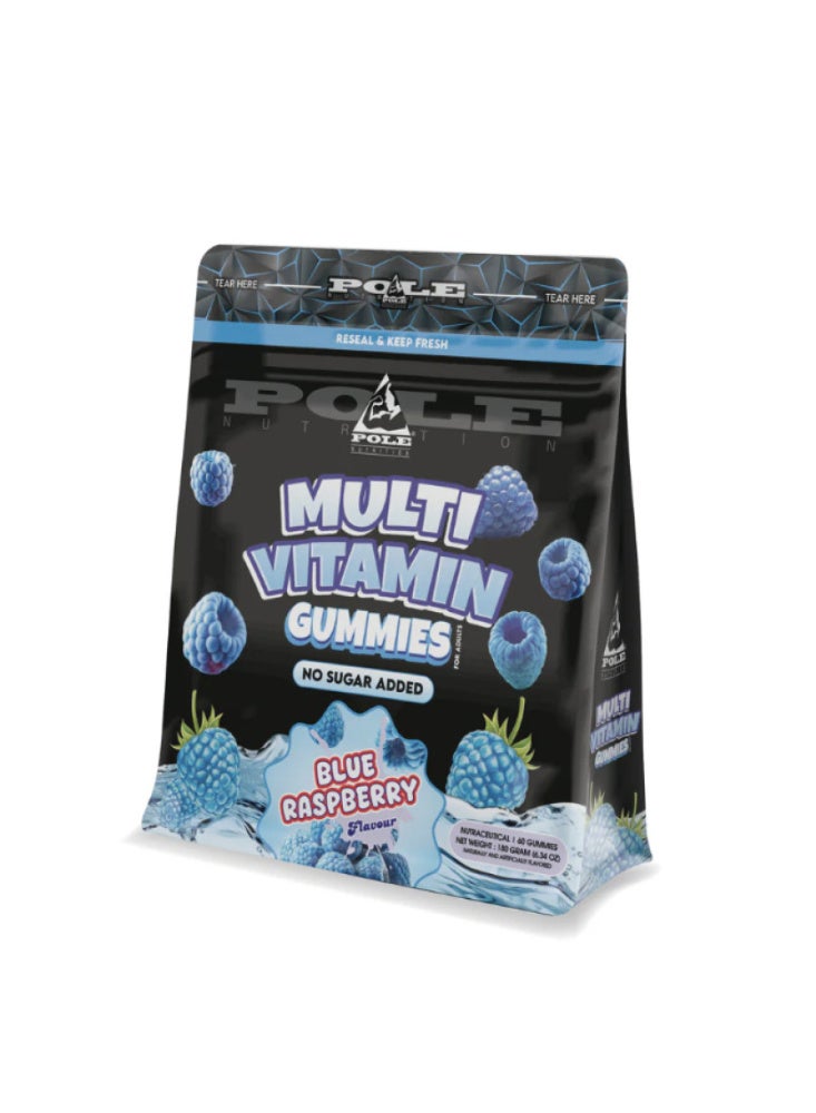 التغذية القطب بول نيوترشن – علكات الفيتامينات المتعددة (نكهة التوت الأزرق) 40 قطعة - Image 1