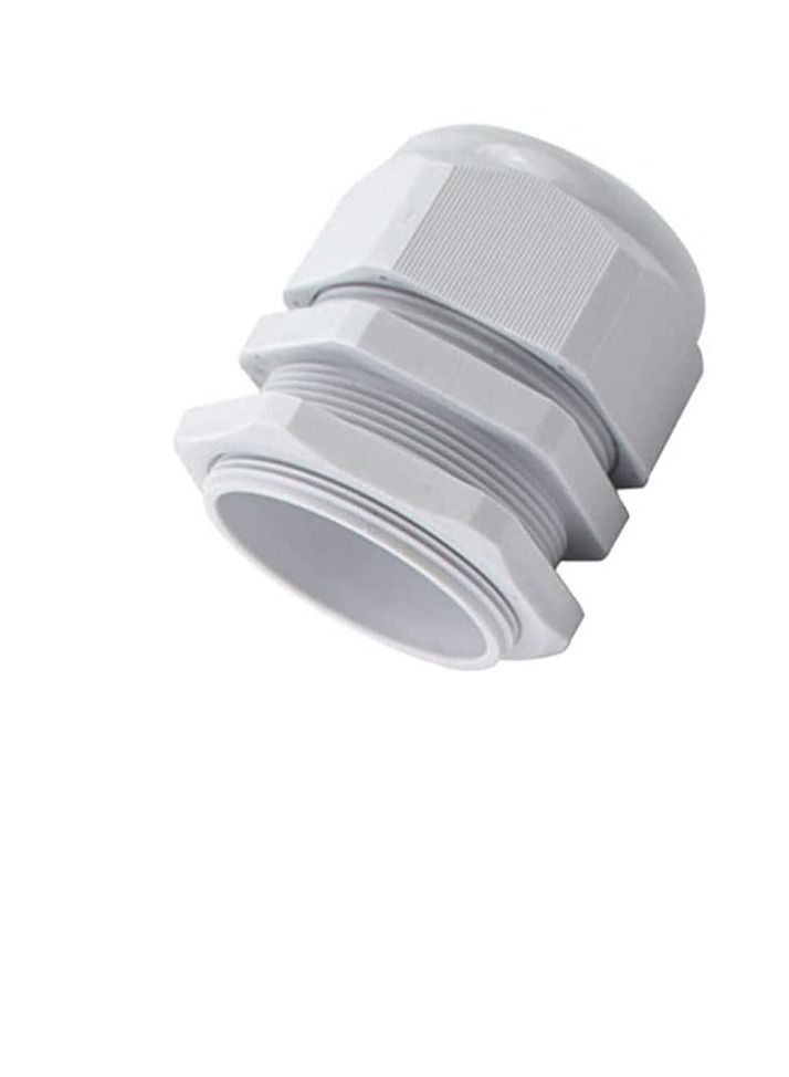 Armoured Cable Gland Kit for Outdoor Sockets and Junction Boxes & Industrial Use with Lock Nut PVC Shroud and Earth Tag 63S CW - Image 1