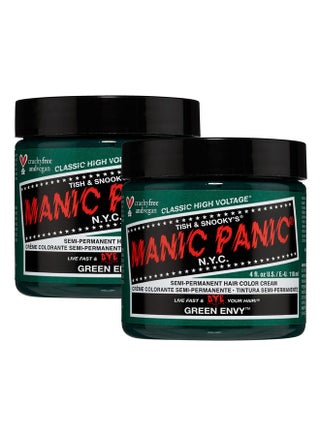 Green Envy Hair Dye Classic High Voltage (2Pk) Semi Permanent Hair Color Deep Emerald Green Dye With Blue Undertones For Dark & Light Hair Vegan Ppd & Ammonia Free - pzsku/Z5602A7AECB5038D1E9F0Z/45/_/1719337911/43a451b5-9bf6-4b66-8ae9-1a1d9875d64e