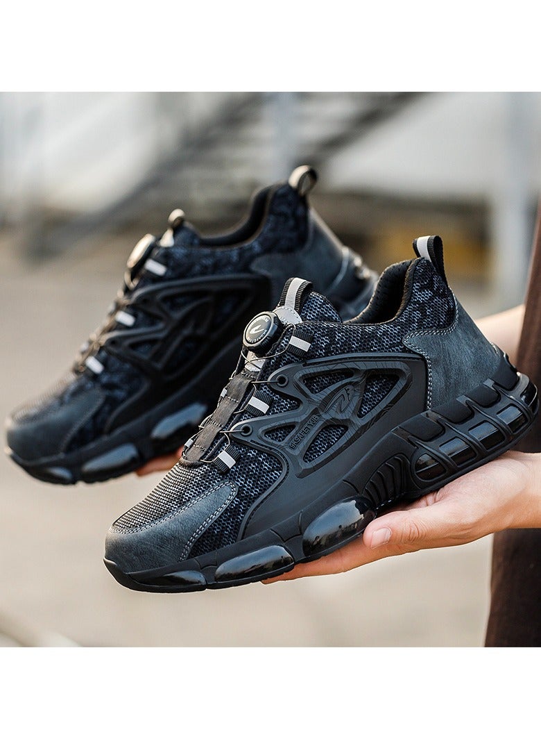 Sports shoes, safety boots, breathable and puncture-resistant work shoes suitable for sports, mountaineering and construction sites - Image 1