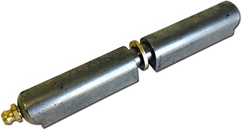 LavaLock 4" BBQ Smoker Bullet 4 in. Hinge 4 inch Hinges Stove Weld-On Pit , Tailgate, Heavy Duty Weld on Hinge. 4" Wide with Zerk Fitting (Grease Fitting) - Image 1