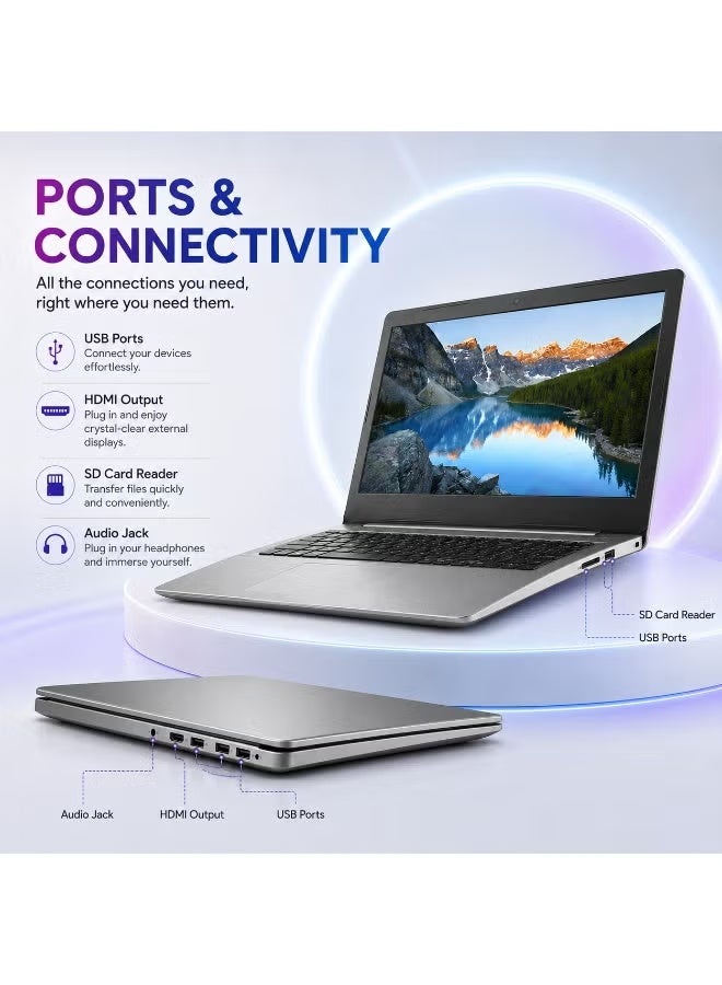 لابتوب أداء عالي معالج كور i5 رام 16 جيجابايت هارد 512 جيجابايت اس اس دي كمبيوتر محمول للأعمال مع ماوس لاسلكي وحامل وحقيبة ظهر - Image 4