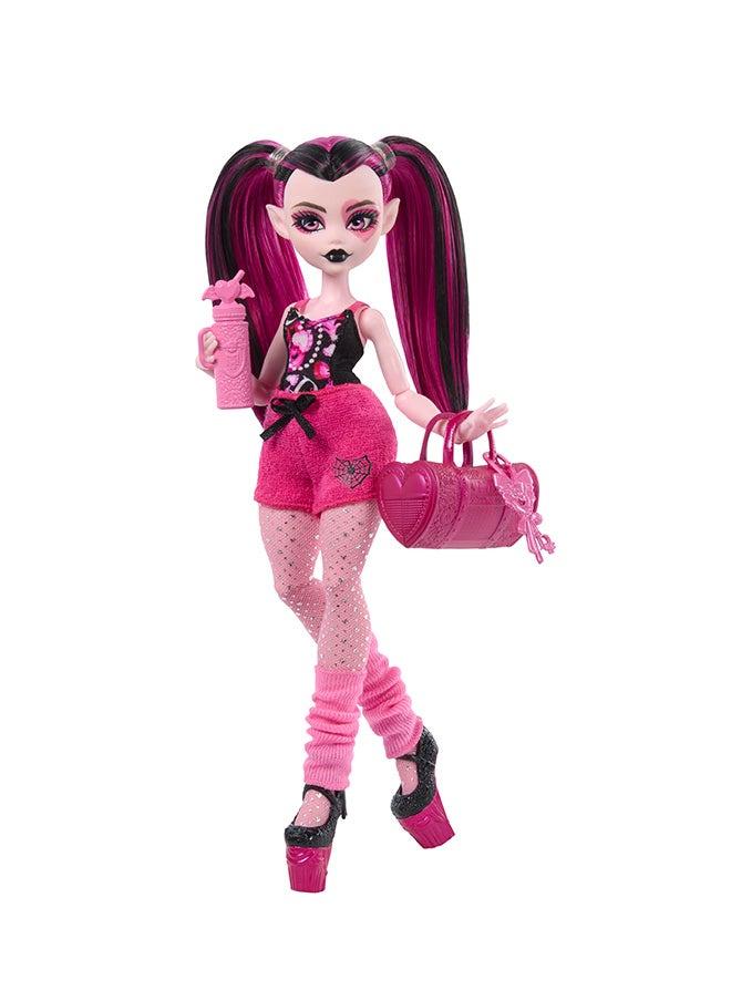 MONSTER HIGH - Skulltimate Secrets Doll & Accessories Set, Monster Mysteries Draculaura with Dress-Up Closet & 19+ Surprises including Clothes - Image 1