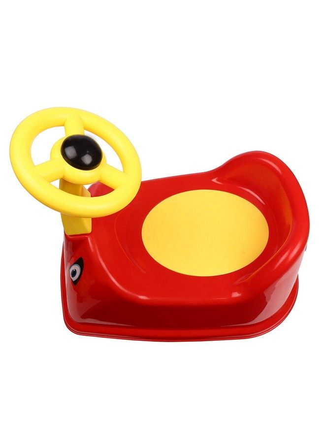 Nabhya Toilet Trainer Baby Potty Seat Ferrari Car Designed With Removable Bowl & Closing Lid (Red) - Image 5