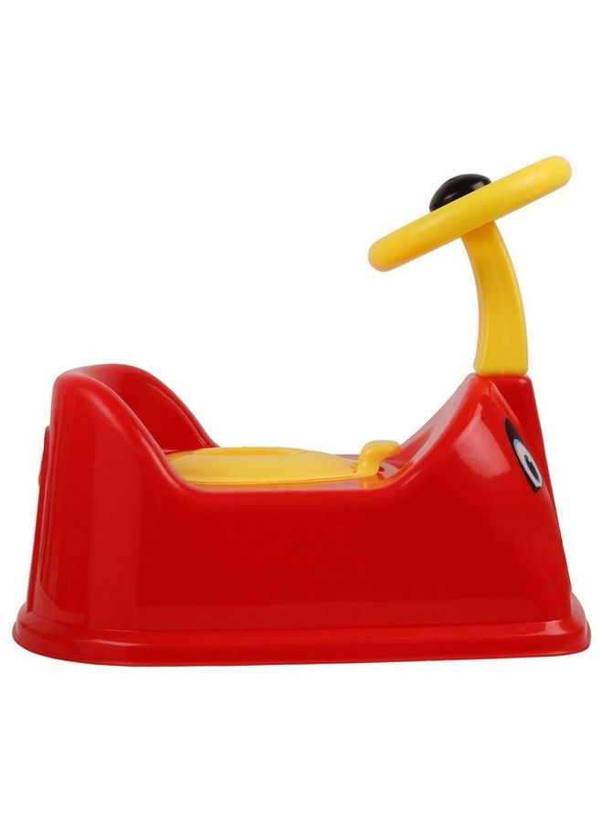 Nabhya Toilet Trainer Baby Potty Seat Ferrari Car Designed With Removable Bowl & Closing Lid (Red) - Image 3