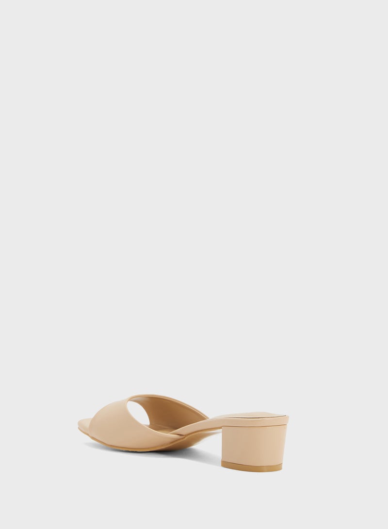 ELLA Block Heel Mule Sandal  - Image 3