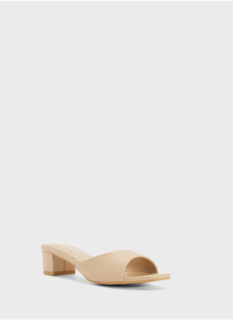 ايلا Block Heel Mule Sandal