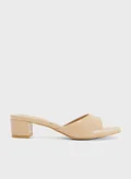ELLA Block Heel Mule Sandal