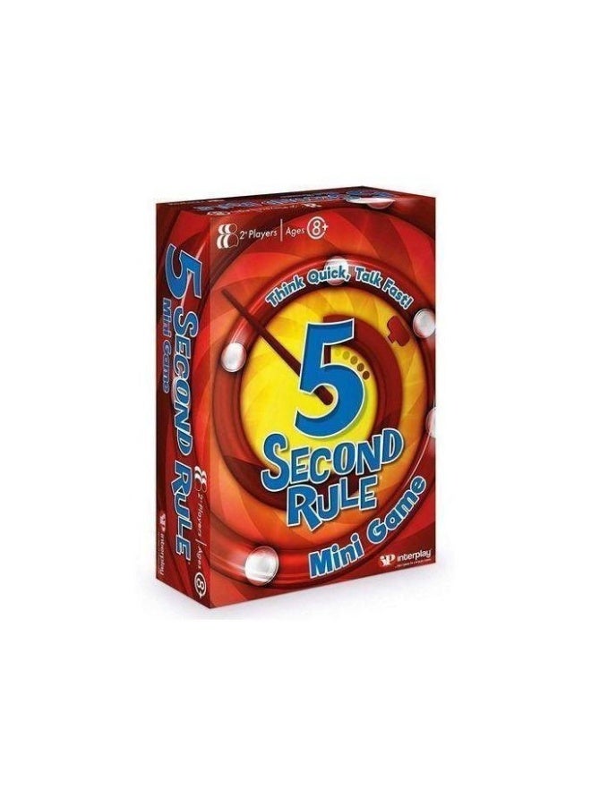 Play Monster "Interplay 5 Second Rule Mini Game - Think Quick, Talk Fast Family Card Game" - Image 2