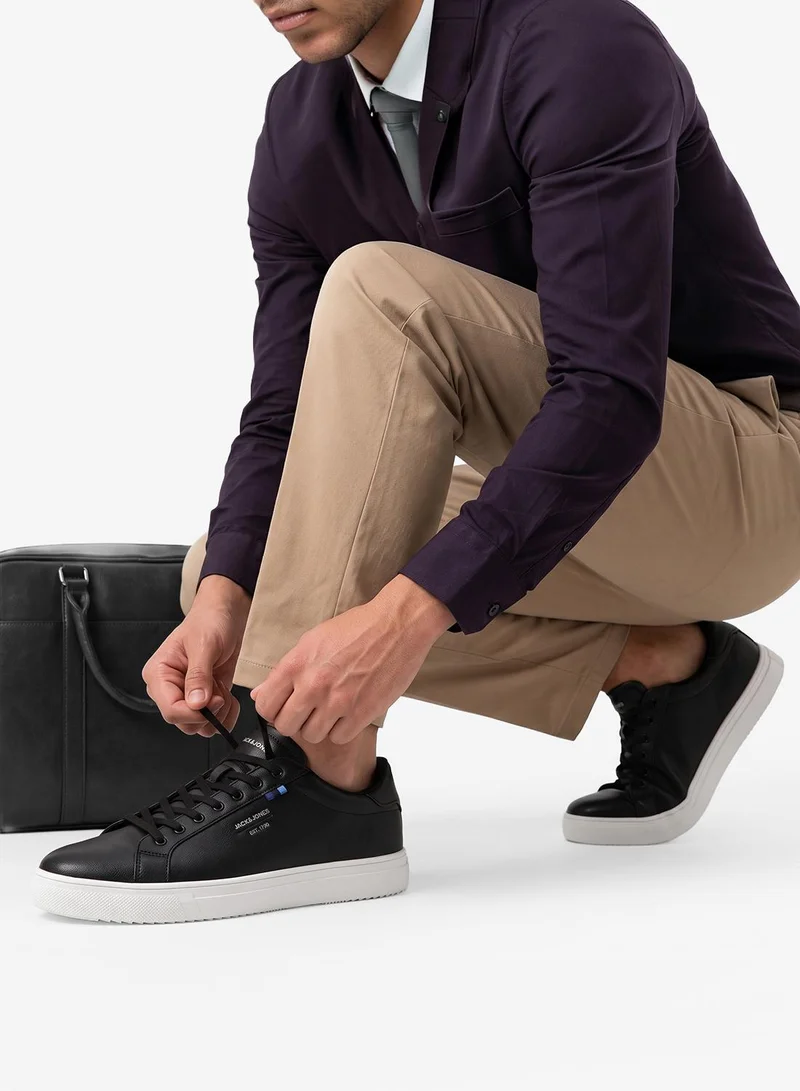JACK & JONES Anthracite Casual Low Top Sneakers for Men | Best Price UAE