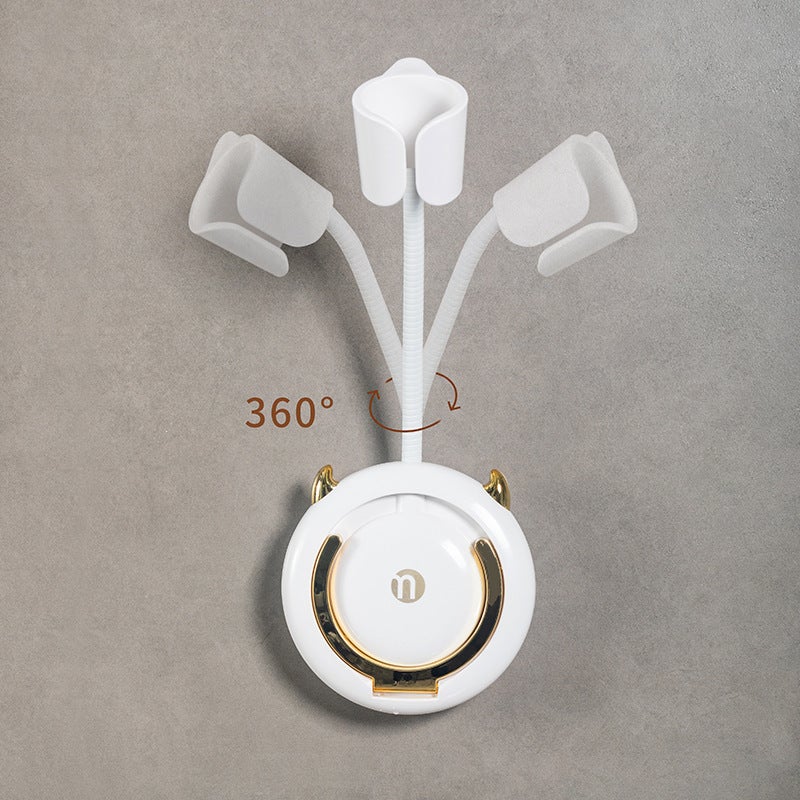 Bathroom Hair Dryer Bracket Punch-Free Size Universal Seamless Wall-Mounted Hair Dryer Storage Rack Bathroom Storage Rack - Image 4