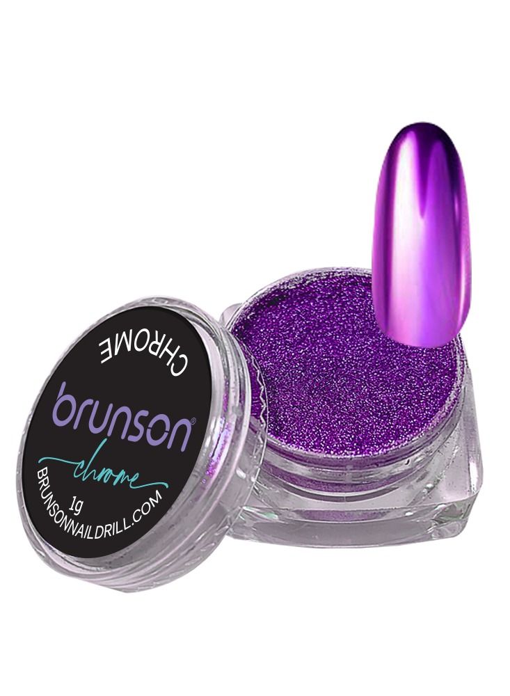 brunson Chrome Nail Metallic Powder Holographic Mirror Effect Nail Art Manicure Pigment JMC-05