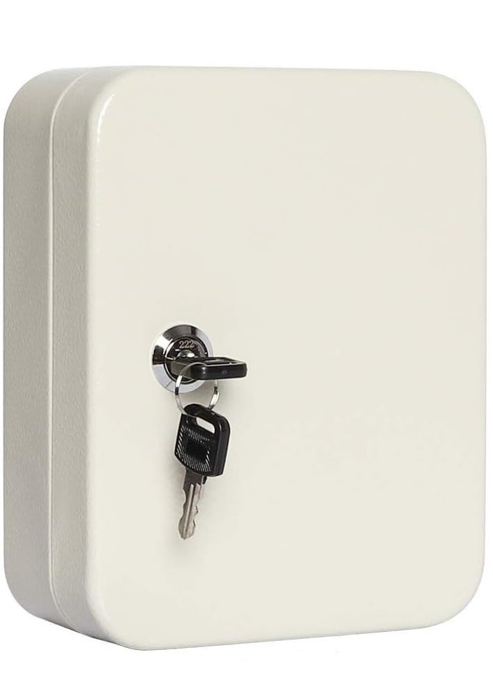 RENOVO Metal Key Box 40 Key Steel Key Cabinet Wall Mount Storage Box Organizer Key With Tag Assorted Color Plastic - Image 1