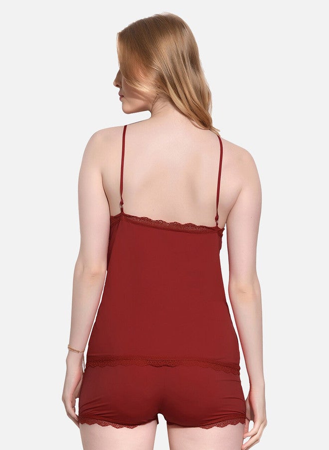 FIMS Pack Of 2 Self Design Shoulder Straps Net Baby Doll - Image 4