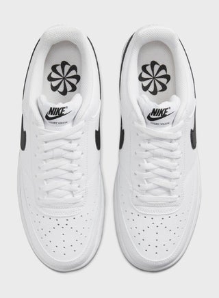 Nike Court Vision Lo Be Trainers for Women - White/Black - view 4