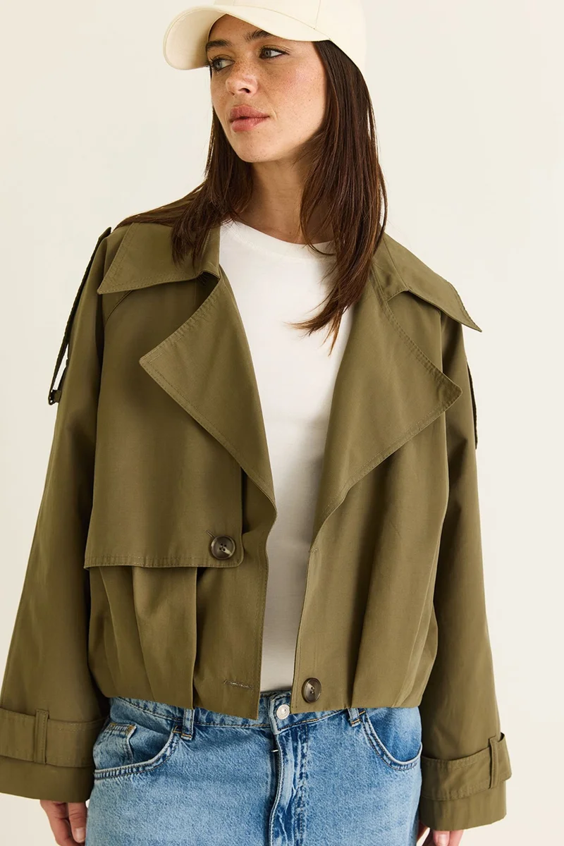 Bianco Lucci  LUCCI Women's Trench Coat for Women | Best Price UAE
