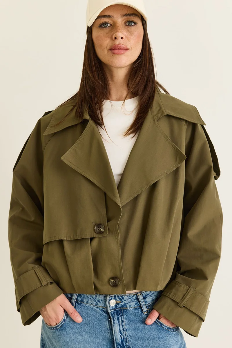 Bianco Lucci  LUCCI Women's Trench Coat for Women | Best Price UAE