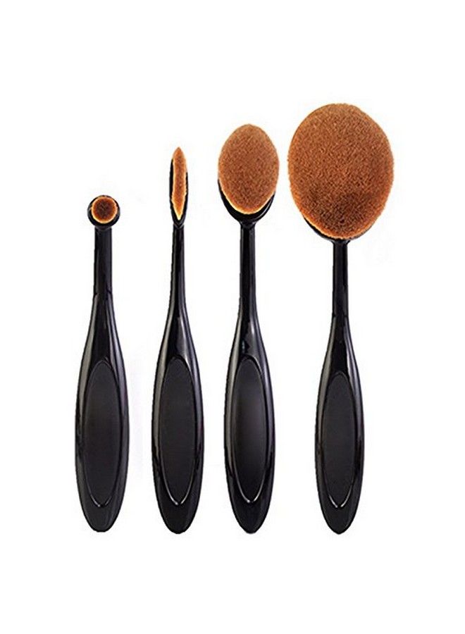 Futaba Makeup Oval Makeup Brush Set 4 Pcs - Image 2