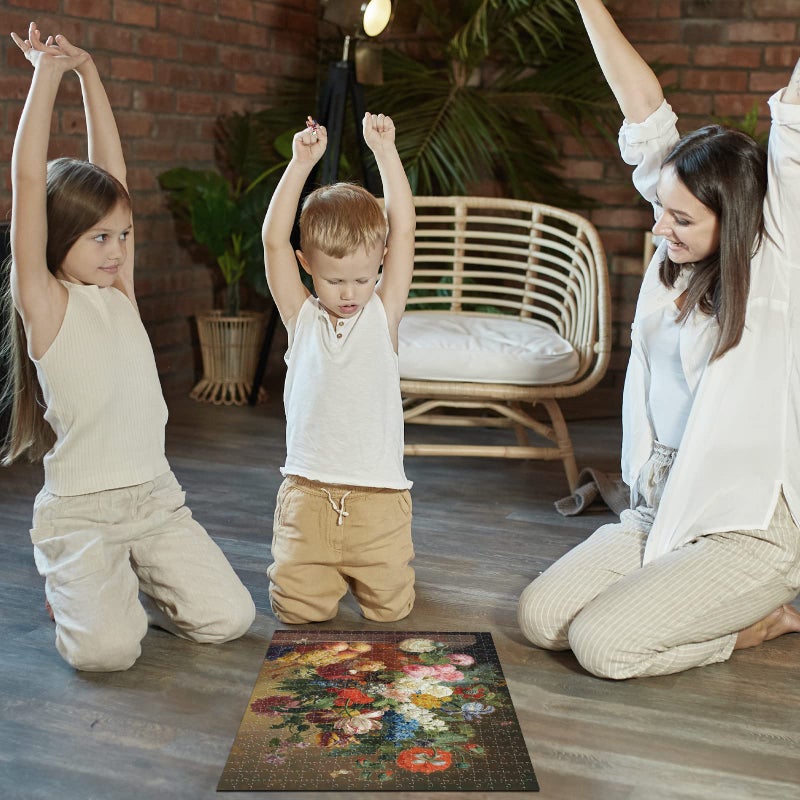 Antelope - 1000 Piece Puzzles for Adults - Vase Flower Grapes Peaches Jigsaw Puzzle 1000 Pieces  Jan Frans Van Dael Officially Licensed  High Resolution  No Dust Classic Artistic Puzzle - Image 5