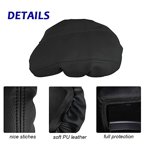 DEYTOP Console Armrest Cover for Honda Accord 2013-2017 Car Armrest Cover for Honda Accord 2017 2016 2013 Accessories Anti-Scratch Leather Armrest Protector (Black, 2013-2017) - Image 5