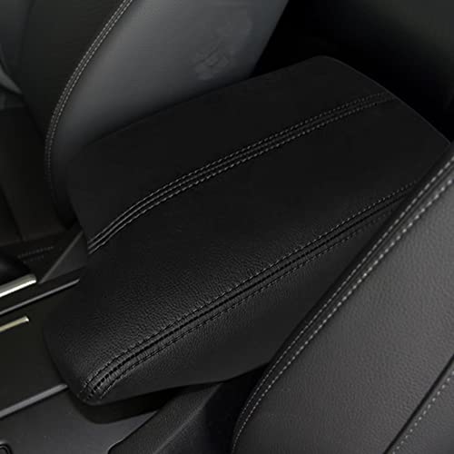 DEYTOP Console Armrest Cover for Honda Accord 2013-2017 Car Armrest Cover for Honda Accord 2017 2016 2013 Accessories Anti-Scratch Leather Armrest Protector (Black, 2013-2017) - Image 1