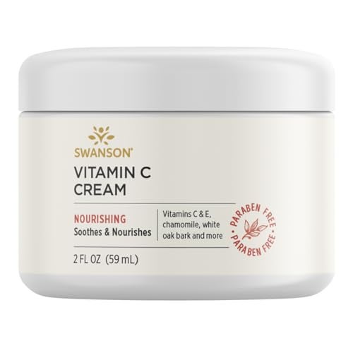Swanson Vitamin C Cream 2 fl Ounce 59 ml Nourishing Cream for Skin Health and Radiance - Image 2