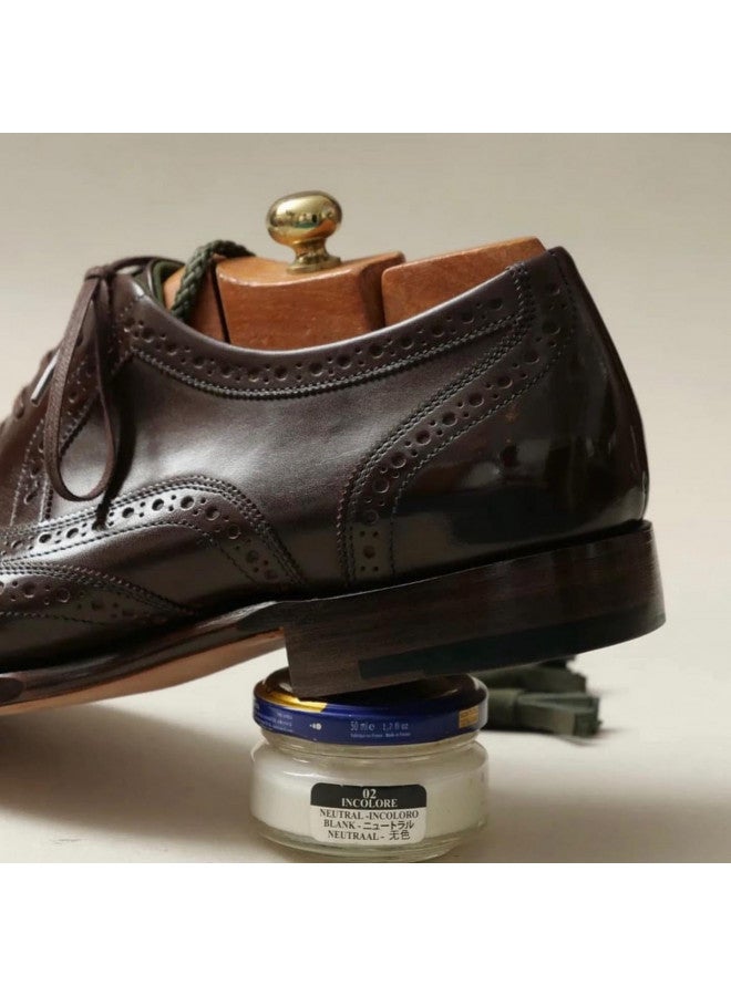 SAPHIR Creme Surfine Pommadier Shoe Polish - Beeswax Cream for Leather Products - Navy Blue - Image 3