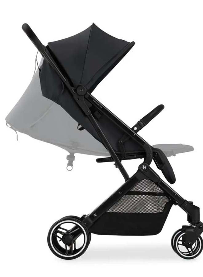 Hauck Travel N Care Plus Travel Buggy with Reclining Function, Only 7.2 kg, UV Protection 50+, Maximum Load 25 kg (22 kg Child + 3 kg Basket), Small Foldable (Black) - Image 4