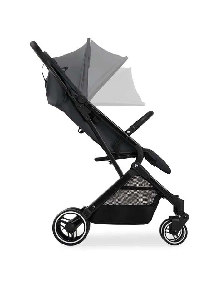 Hauck Travel N Care Plus Travel Buggy with Reclining Function, Only 7.2 kg, UV Protection 50+, Maximum Load 25 kg (22 kg Child + 3 kg Basket), Small Foldable (Black) - Image 5