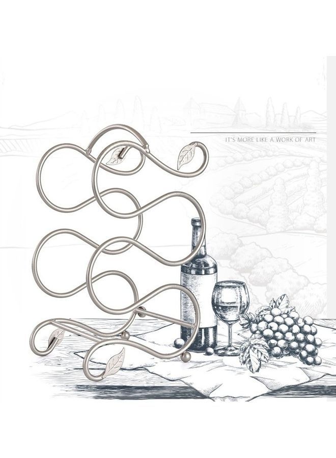 NIBEMINENT S Shape Small Waist Hanging Cup Holder Silver - Image 2