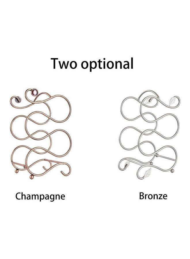 NIBEMINENT S Shape Small Waist Hanging Cup Holder Silver - Image 3