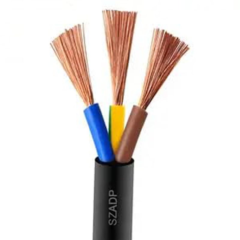 ELECTRRIUS سلك نحاسي متعدد النواة 25 مم 3 نواة من إلكتريوس مع علامة ISI بطول 20 متر 65 قدم لتطبيقات كهربائية متعددة - Image 2